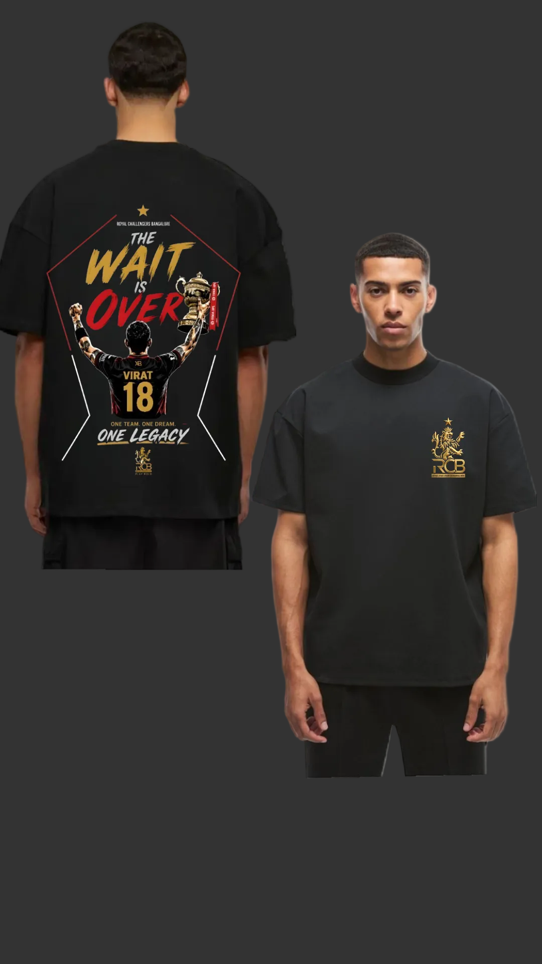 Unisex Oversized Cotton T-Shirt – 180 GSM